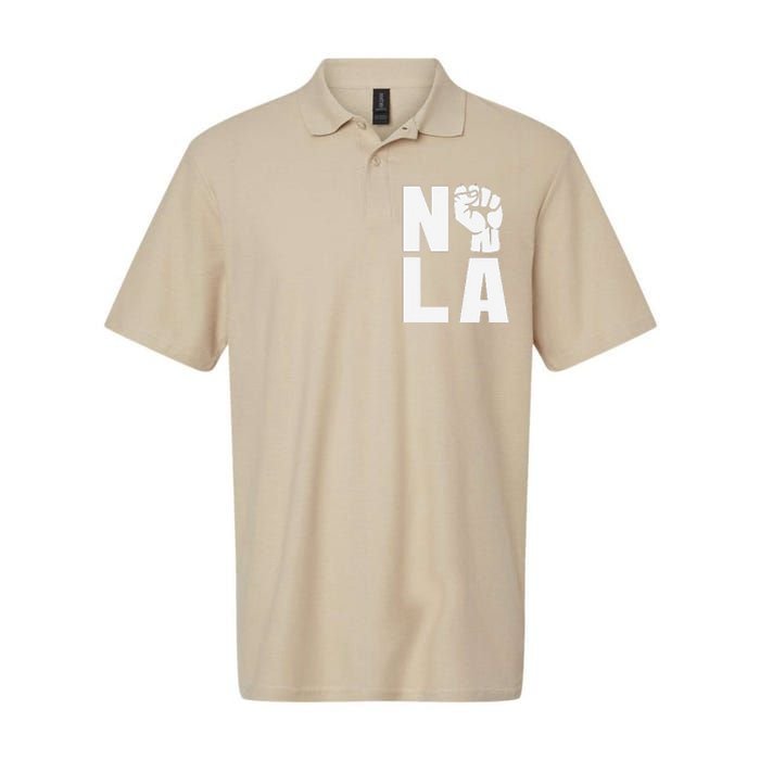 Nola Strong 2025 New Orleans Support Softstyle Adult Sport Polo