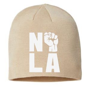 Nola Strong 2025 New Orleans Support Sustainable Beanie