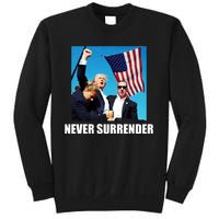 Never Surrender 2024 Take America Back Pennsylvania Rally Shooting Sweatshirt