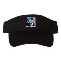 Never Surrender 2024 Take America Back Pennsylvania Rally Shooting Valucap Bio-Washed Visor