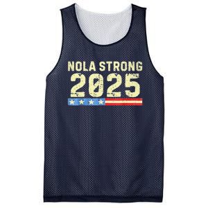 Nola Strong 2025 New Orleans Support Mesh Reversible Basketball Jersey Tank