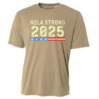 Nola Strong 2025 New Orleans Support Cooling Performance Crew T-Shirt