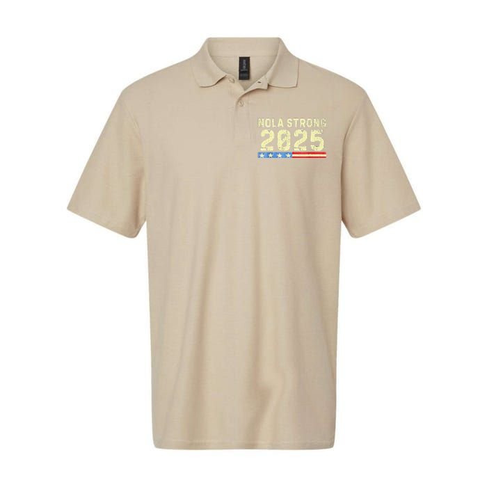 Nola Strong 2025 New Orleans Support Softstyle Adult Sport Polo