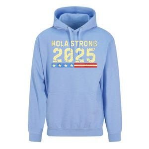 Nola Strong 2025 New Orleans Support Unisex Surf Hoodie