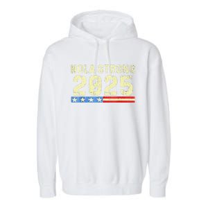 Nola Strong 2025 New Orleans Support Garment-Dyed Fleece Hoodie