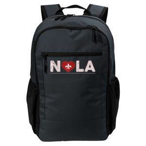 Nola Strong 2025 New Orleans Support Heart Daily Commute Backpack