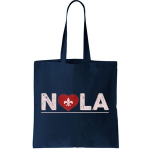 Nola Strong 2025 New Orleans Support Heart Tote Bag