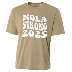 Nola Strong 2025 Never Forget New Orleans Funny Groovy Cooling Performance Crew T-Shirt