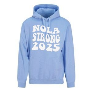 Nola Strong 2025 Never Forget New Orleans Funny Groovy Unisex Surf Hoodie