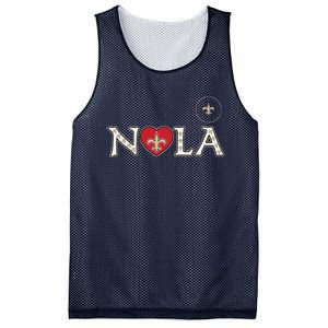 Nola Strong 2025 Rednew Orleans Support Mesh Reversible Basketball Jersey Tank