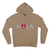 Nola Strong 2025 Rednew Orleans Support Hoodie