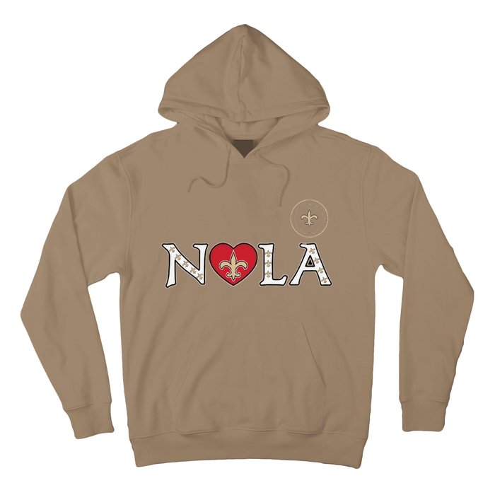 Nola Strong 2025 Rednew Orleans Support Hoodie