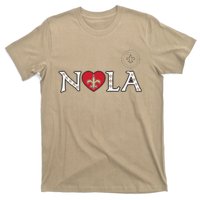 Nola Strong 2025 Rednew Orleans Support T-Shirt