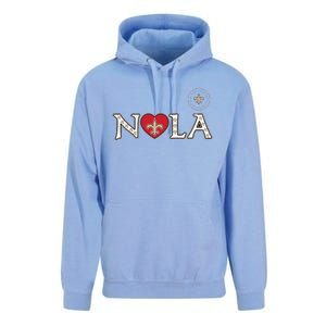 Nola Strong 2025 Rednew Orleans Support Unisex Surf Hoodie