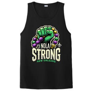 Nola Strong 2025 Mardi Gras Beads Unity For Louisiana PosiCharge Competitor Tank