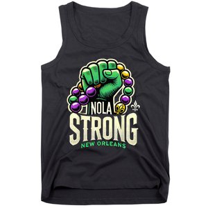 Nola Strong 2025 Mardi Gras Beads Unity For Louisiana Tank Top