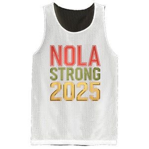 Nola Strong 2025 New Orleans Resilient Community Pride Mesh Reversible Basketball Jersey Tank