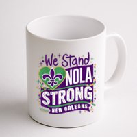 Nola Strong 2025 Support New Orleans Colorful Fleurdelis Coffee Mug