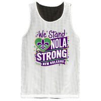 Nola Strong 2025 Support New Orleans Colorful Fleurdelis Mesh Reversible Basketball Jersey Tank