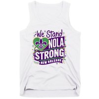 Nola Strong 2025 Support New Orleans Colorful Fleurdelis Tank Top