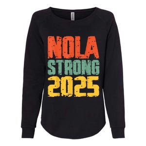 Nola Strong 2025 Support Womens California Wash Sweatshirt