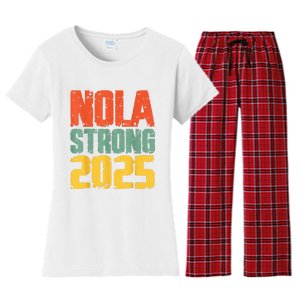 Nola Strong 2025 Support Women's Flannel Pajama Set