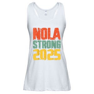 Nola Strong 2025 Support Ladies Essential Flowy Tank