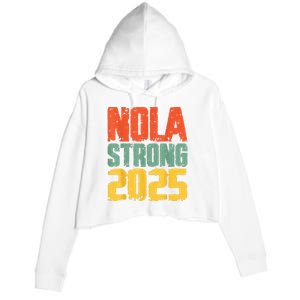 Nola Strong 2025 Support Crop Fleece Hoodie