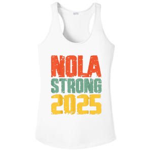 Nola Strong 2025 Support Ladies PosiCharge Competitor Racerback Tank