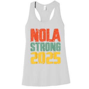 Nola Strong 2025 Support Women's Racerback Tank