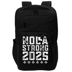 Nola Strong 2025 New Orleans Resilient Community Pride Impact Tech Backpack