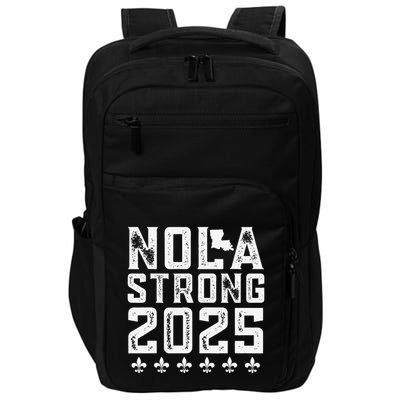 Nola Strong 2025 New Orleans Resilient Community Pride Impact Tech Backpack