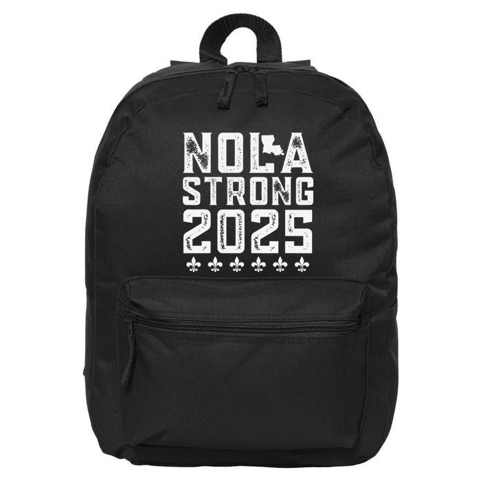 Nola Strong 2025 New Orleans Resilient Community Pride 16 in Basic Backpack