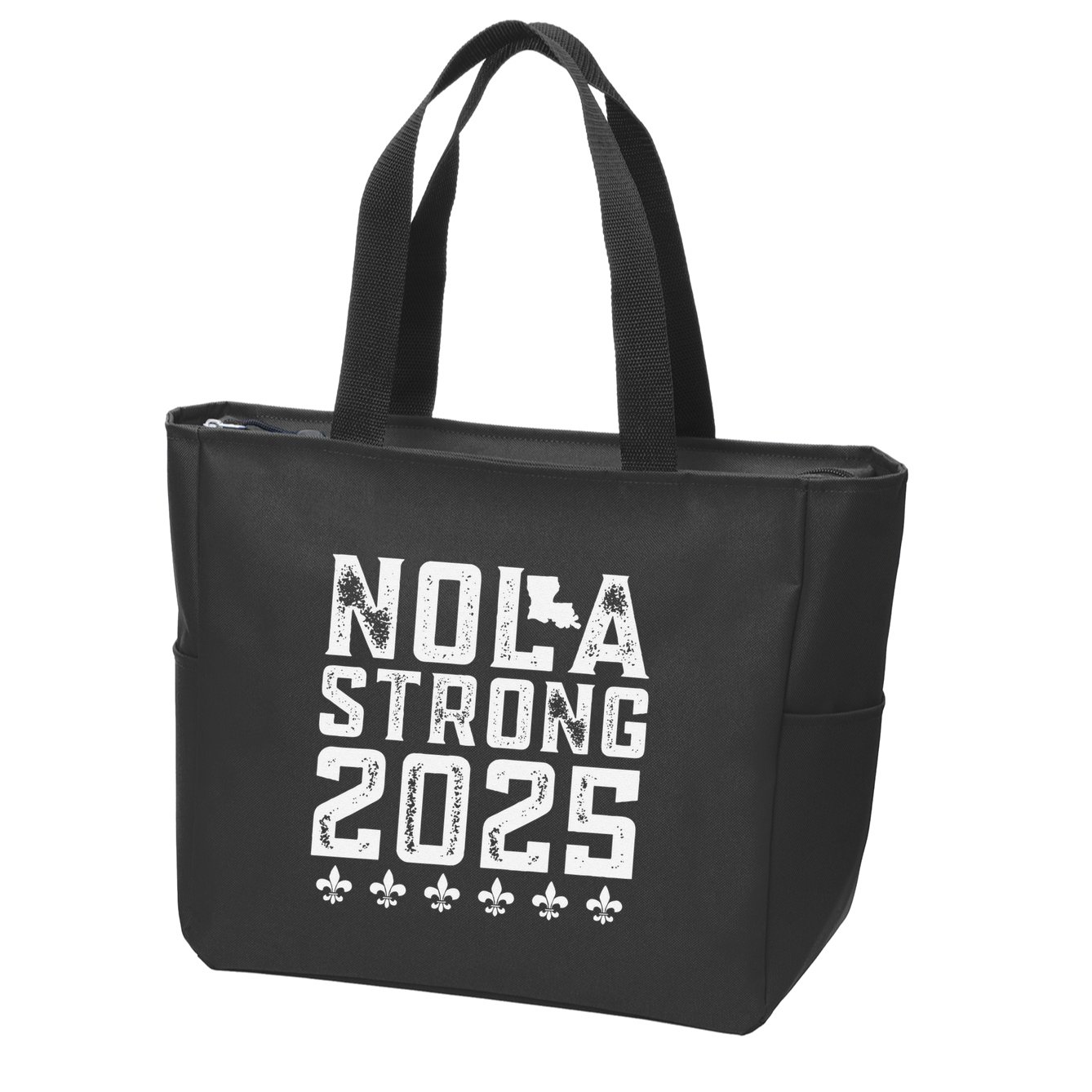 Nola Strong 2025 New Orleans Resilient Community Pride Zip Tote Bag
