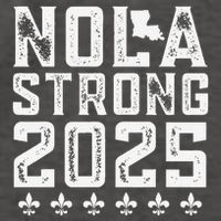 Nola Strong 2025 New Orleans Resilient Community Pride Vector Backpack