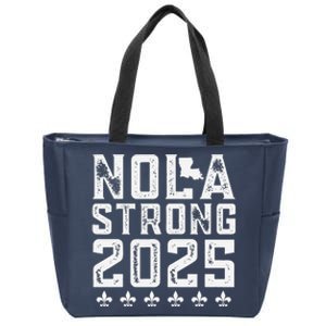 Nola Strong 2025 New Orleans Resilient Community Pride Zip Tote Bag