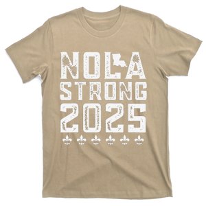 Nola Strong 2025 New Orleans Resilient Community Pride T-Shirt