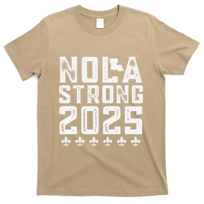 Nola Strong 2025 New Orleans Resilient Community Pride T-Shirt