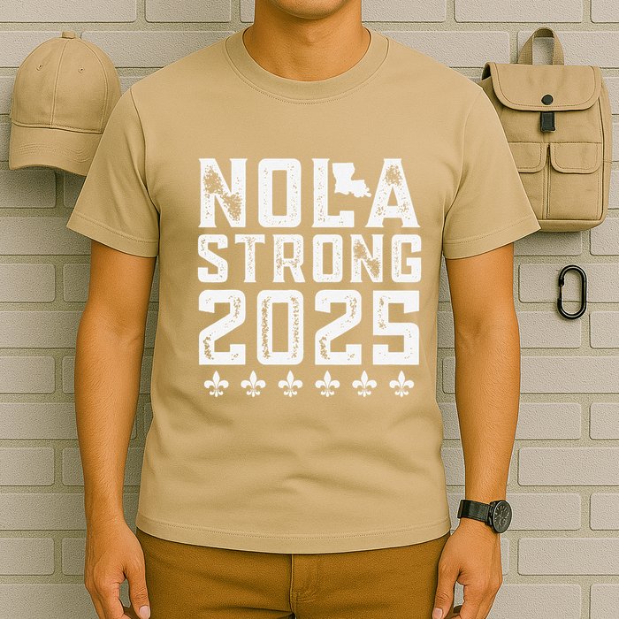 Nola Strong 2025 New Orleans Resilient Community Pride T-Shirt