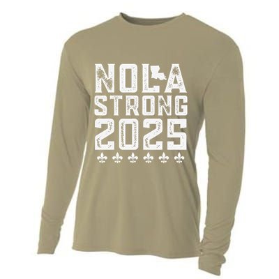 Nola Strong 2025 New Orleans Resilient Community Pride Cooling Performance Long Sleeve Crew