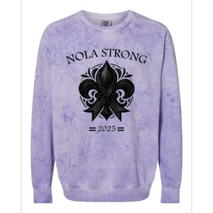 Nola Strong 2025 Colorblast Crewneck Sweatshirt