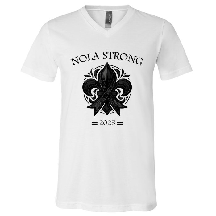 Nola Strong 2025 V-Neck T-Shirt