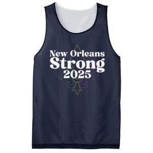 Nola Strong 2025 New Orleans Support Mesh Reversible Basketball Jersey Tank