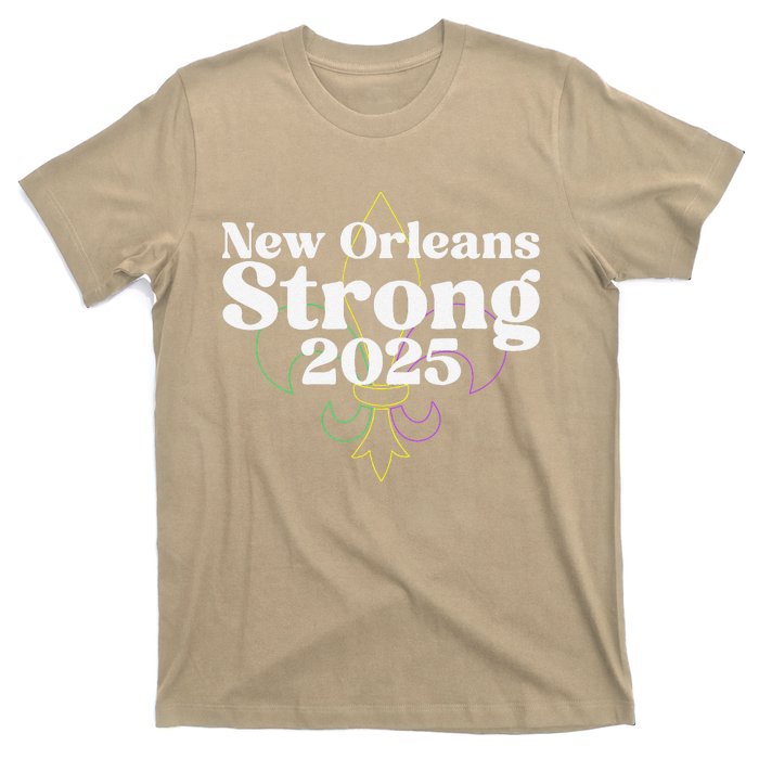 Nola Strong 2025 New Orleans Support T-Shirt