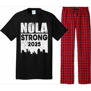 Nola Strong 2025 Never Forget New Orleans Pajama Set