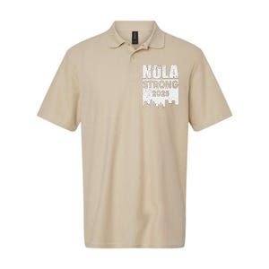 Nola Strong 2025 Never Forget New Orleans Softstyle Adult Sport Polo