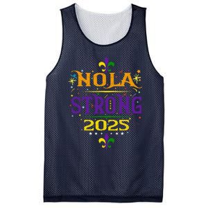 Nola Strong 2025 New Orleans Resilient Community Pride Mesh Reversible Basketball Jersey Tank