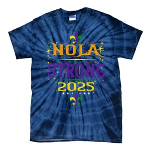 Nola Strong 2025 New Orleans Resilient Community Pride Tie-Dye T-Shirt