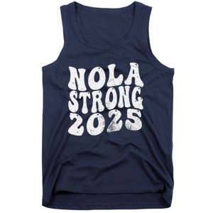 Nola Strong 2025 Rednew Orleans Support Tank Top