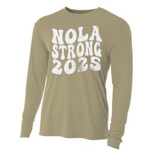 Nola Strong 2025 Rednew Orleans Support Cooling Performance Long Sleeve Crew